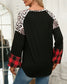 Multi Print Round Neck Sweater