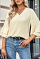 Tiered Ruffle Sleeve Blouse