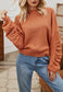 Ruched Long Sleeve Fall Sweater