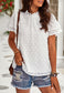 Textured Tiered Sleeve Blouse