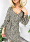 Cheetah Print Tie Dress