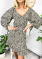 Cheetah Print Tie Dress