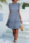 Leopard Print Ruffle Detail Dress