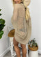 Batwing Sleeve Crochet Knit Cardigan
