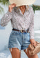 Printed Button Down Shirt