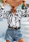 Printed Button Down Shirt