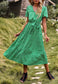 Ditsy Floral Ruffle Hem Midi Dress