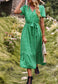 Ditsy Floral Ruffle Hem Midi Dress