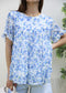 Short Sleeve Tiered Blouse