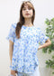 Short Sleeve Tiered Blouse