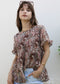 Short Sleeve Tiered Blouse