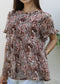 Short Sleeve Tiered Blouse