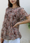 Short Sleeve Tiered Blouse