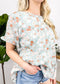 Short Sleeve Tiered Blouse