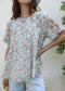Short Sleeve Tiered Blouse