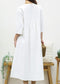Lace Detail Kaftan Dress