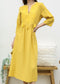Lace Detail Kaftan Dress