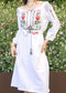 Off-Shoulder Floral Detail Dress