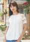 Mesh Lace Sleeve Blouse