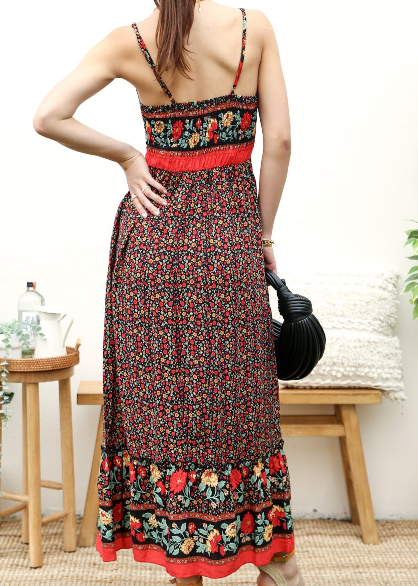 V Neck Bohemian Summer Dress