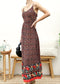 V Neck Bohemian Summer Dress