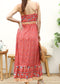 V Neck Bohemian Summer Dress