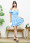 Ruffle Off-Shoulder Tiered Dress