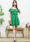 Ruffle Off-Shoulder Tiered Dress