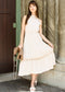 Halter Neck Tie Back Dress