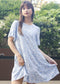 Round Neck Floral Shift Dress