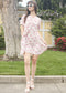 Round Neck Floral Shift Dress