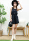 Tie-Shoulder Button Front Romper