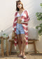 Striped Split Hem Cardigan