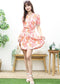 Tie Neck Floral Spring Dress