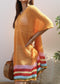 Rainbow Striped Hem Cover-Up