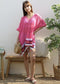 Rainbow Striped Hem Cover-Up