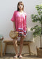 Rainbow Striped Hem Cover-Up