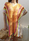 Multicolor Striped Side Knit Cover-Up