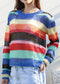 Cropped Multicolor Striped Cover-Up