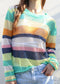 Cropped Multicolor Striped Cover-Up