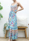 Tassel Tie Bohemian Maxi Dress