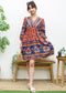 Elbow Sleeve Boho Dress