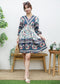 Elbow Sleeve Boho Dress