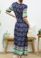 Surplice Neck Bohemian Maxi Dress