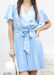 Classic Solid Color Pleated Dress