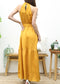Halter Neck Classic Maxi Dress