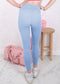 Ruched Curved Waist Leggings