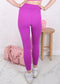 Ruched Curved Waist Leggings