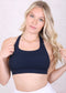 Square Neck Cross Sports Bra