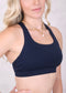 Square Neck Cross Sports Bra